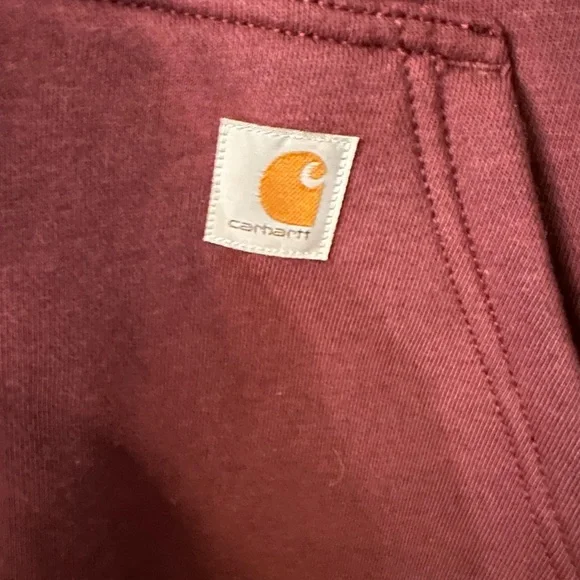 Carhartt Maroon Hooded Jacket - Picture 2 of 6